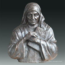 Большая фигура Статуя Мадре Терезы Бронзовая скульптура Tpls-076
